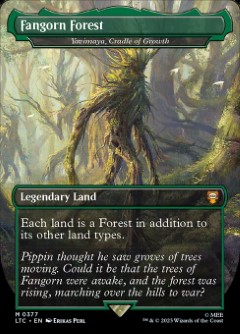 Yavimaya, Cradle of Growth - Fangorn Forest The Lord of the Rings- Tales of Middle-earth Commander decks Topper